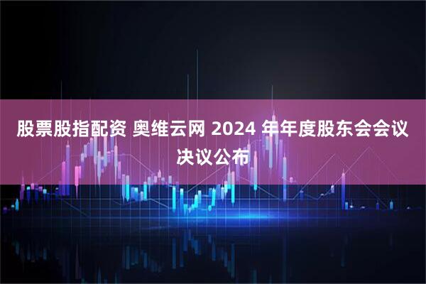股票股指配资 奥维云网 2024 年年度股东会会议决议公布