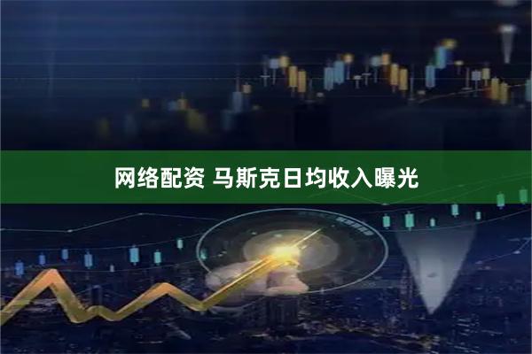 网络配资 马斯克日均收入曝光